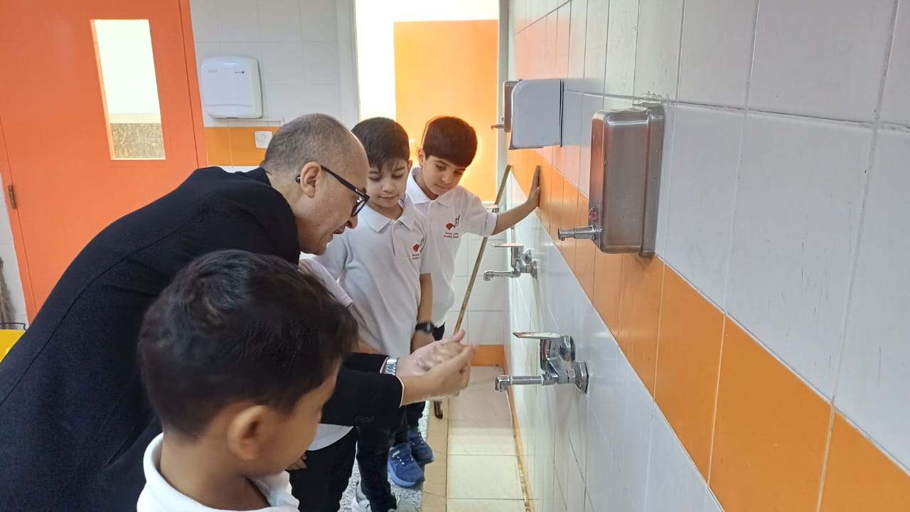 مبادرة صحية بعنوان ( حملة غسيل اليدين)